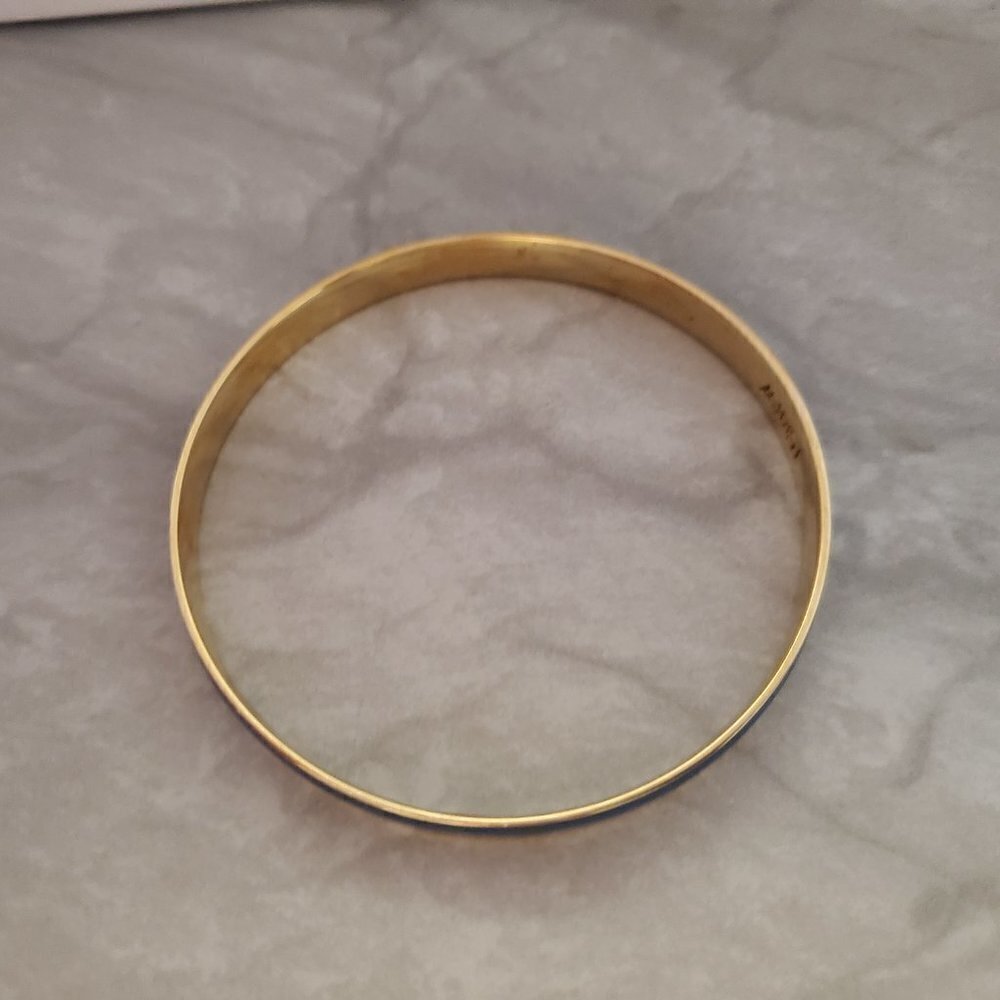 💙 Vintage Y2k 00s 2000's J. Crew Blue Bangle 💙 - Picture 14 of 15